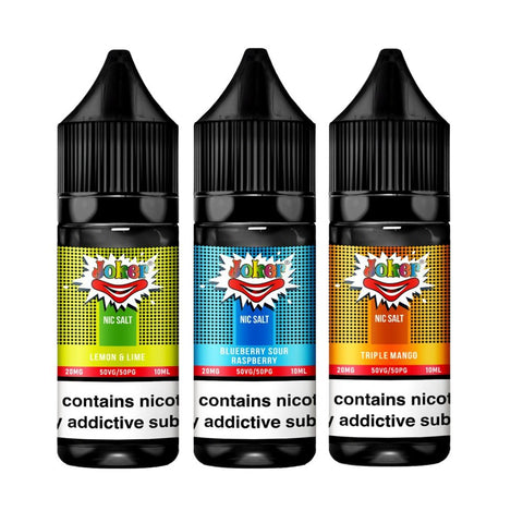 Buy Bulk Wholesale Joker Nic Salt 10ml E - liquids - Box of 10 - vapesourceuk