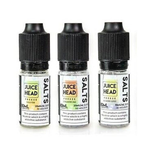 Buy Bulk Wholesale Juice Head Freeze 10ML Nic Salt (Pack of 10) - vapesourceuk