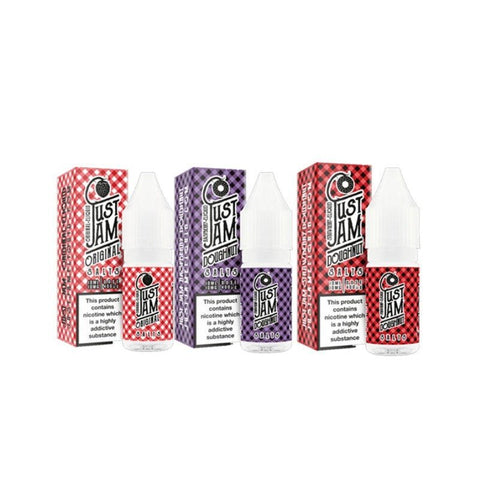 Buy Bulk Wholesale Just Jam 10ML Nic Salt (Pack of 10) - vapesourceuk