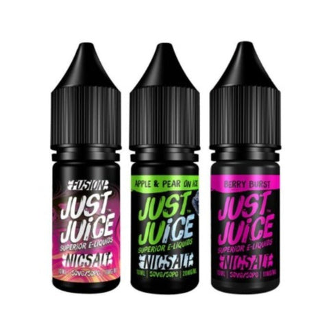 Buy Bulk Wholesale Just Juice 10ML Nic Salt (Pack of 10) - vapesourceuk