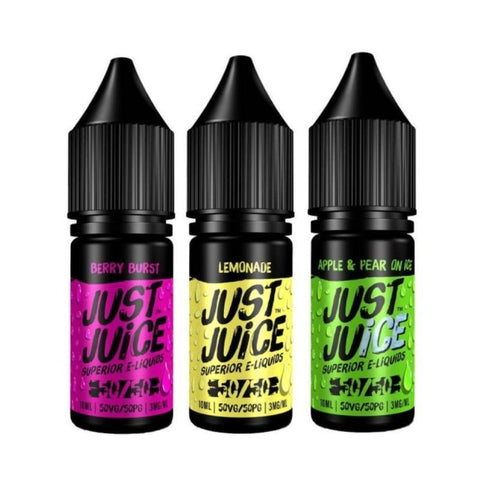 Buy Bulk Wholesale Just Juice 50/50 10ML Shortfill (Pack of 10) - vapesourceuk