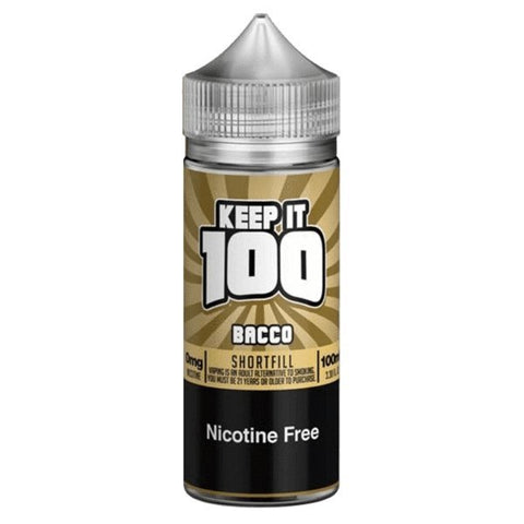 Buy Bulk Wholesale Keep It 100 100ml Shortfill - vapesourceuk