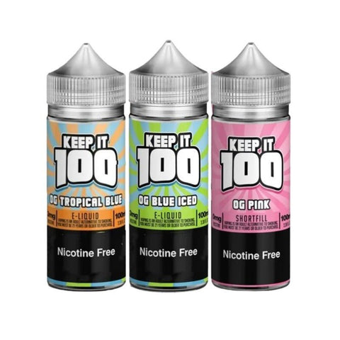 Buy Bulk Wholesale Keep It 100 OG Series 100ml Shortfill - vapesourceuk