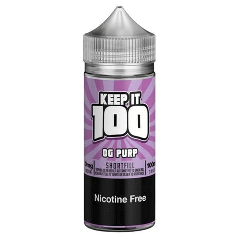 Buy Bulk Wholesale Keep It 100 OG Series 100ml Shortfill - vapesourceuk