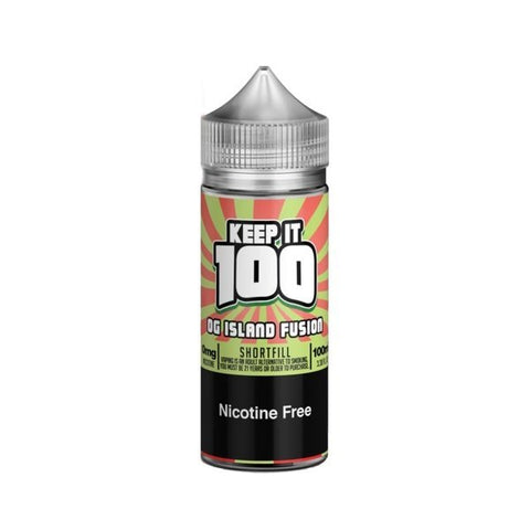 Buy Bulk Wholesale Keep It 100 OG Series 100ml Shortfill - vapesourceuk