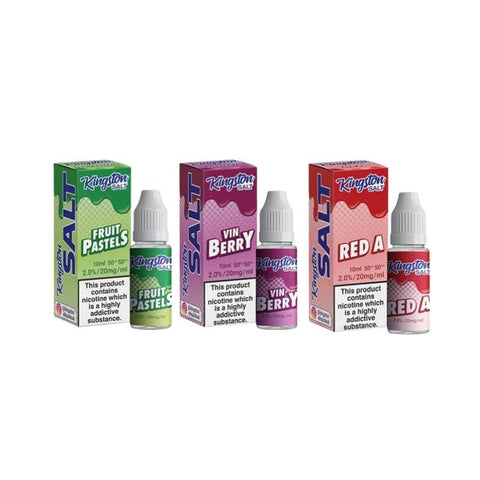 Buy Bulk Wholesale Kingston 10ML Nic Salt (Pack of 12) - vapesourceuk