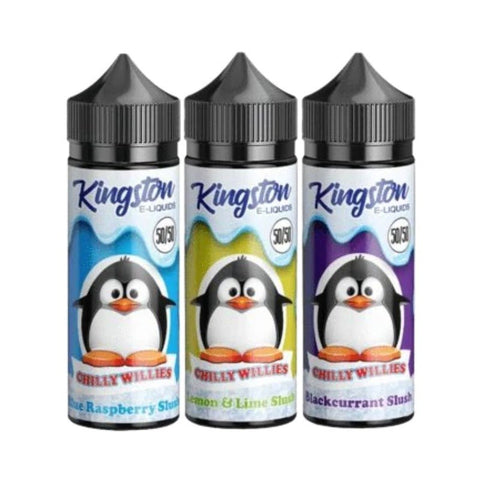 Buy Bulk Wholesale Kingston 50/50 Chilly Willies 100ML Shortfill - vapesourceuk