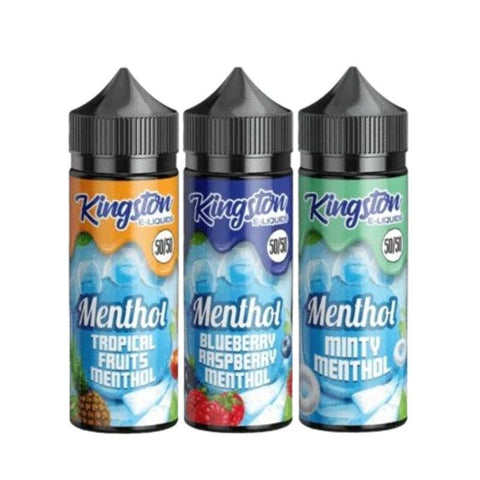 Buy Bulk Wholesale Kingston 50/50 Menthol 100ML Shortfill - vapesourceuk