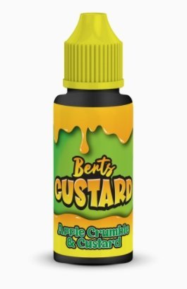 Buy Bulk Wholesale Kingston Berts Custard 100ML Shortfill - vapesourceuk