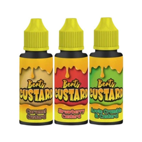 Buy Bulk Wholesale Kingston Berts Custard 100ML Shortfill - vapesourceuk