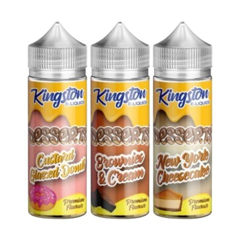 Buy Bulk Wholesale Kingston Desserts 100ML Shortfill - vapesourceuk