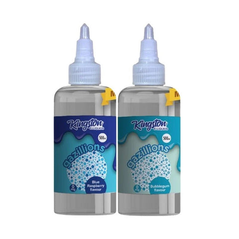 Buy Bulk Wholesale Kingston E - liquids Gazllions 500ml Shortfill - vapesourceuk