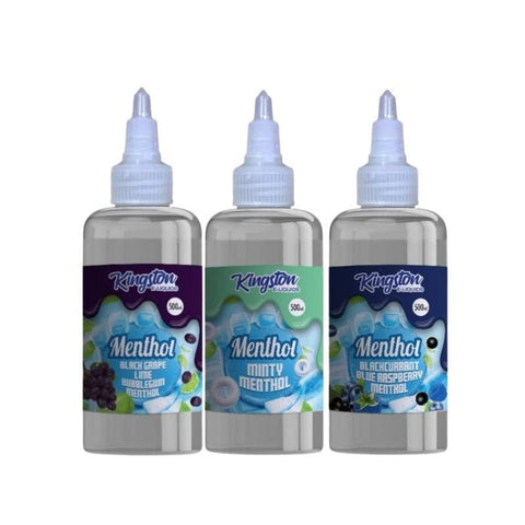 Buy Bulk Wholesale Kingston E - liquids Menthol 500ml Shortfill - vapesourceuk
