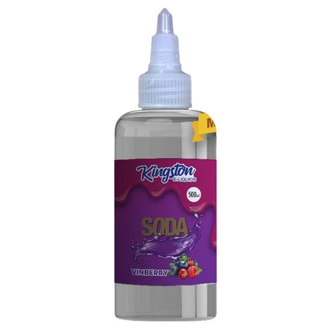 Buy Bulk Wholesale Kingston E - liquids Soda 500ml Shortfill - vapesourceuk
