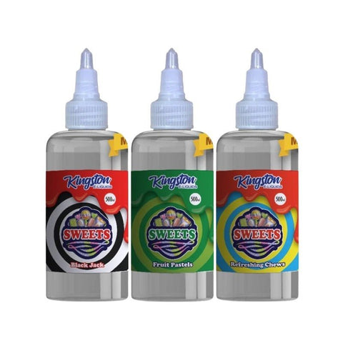 Buy Bulk Wholesale Kingston E - liquids Sweets 500ml Shortfill - vapesourceuk
