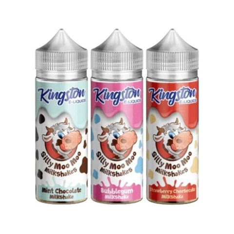Buy Bulk Wholesale Kingston Silly Moo Moo Milkshakes 100ML Shortfill - vapesourceuk