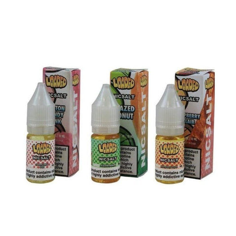 Buy Bulk Wholesale Loaded 10ML Nic Salt (Pack of 10) - vapesourceuk