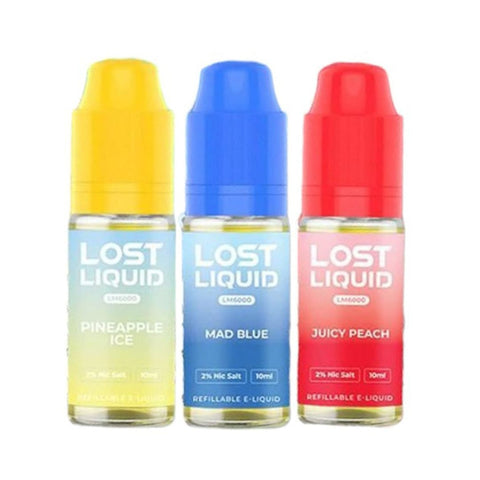 Buy Bulk Wholesale Lost Liquid Nic Salt 10ml E - liquids - Box of 10 - vapesourceuk