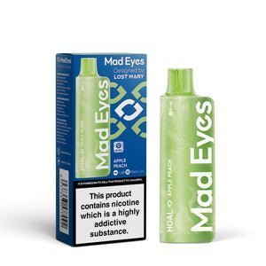 Buy Bulk Wholesale Lost Mary Mad Eyes Hoal 600 Puffs Disposable Vape Box of 10 - vapesourceuk