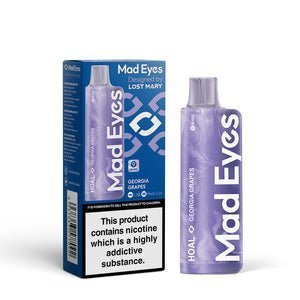 Buy Bulk Wholesale Lost Mary Mad Eyes Hoal 600 Puffs Disposable Vape Box of 10 - vapesourceuk