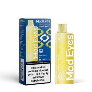 Buy Bulk Wholesale Lost Mary Mad Eyes Hoal 600 Puffs Disposable Vape Box of 10 - vapesourceuk