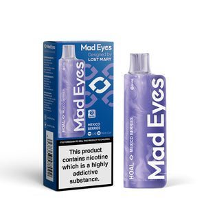 Buy Bulk Wholesale Lost Mary Mad Eyes Hoal 600 Puffs Disposable Vape Box of 10 - vapesourceuk
