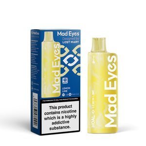 Buy Bulk Wholesale Lost Mary Mad Eyes Hoal 600 Puffs Disposable Vape Box of 10 - vapesourceuk