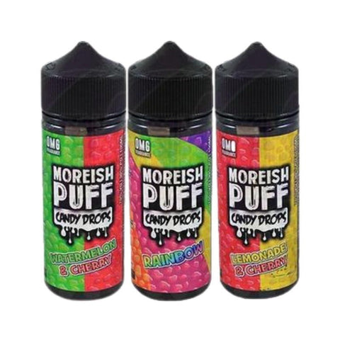 Buy Bulk Wholesale Moreish Puff Candy Drops 100ML Shortfill - vapesourceuk