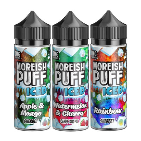 Buy Bulk Wholesale Moreish Puff Iced 100ML Shortfill - vapesourceuk