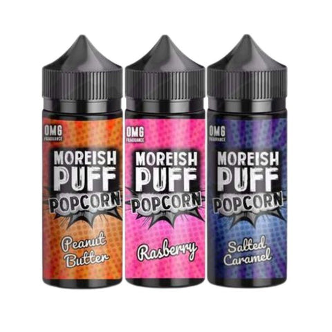 Buy Bulk Wholesale Moreish Puff Popcorn 100ML Shortfill - vapesourceuk
