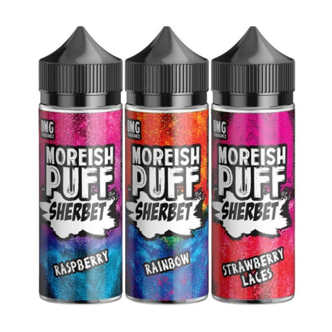 Buy Bulk Wholesale Moreish Puff Sherbet 100ML Shortfill - vapesourceuk