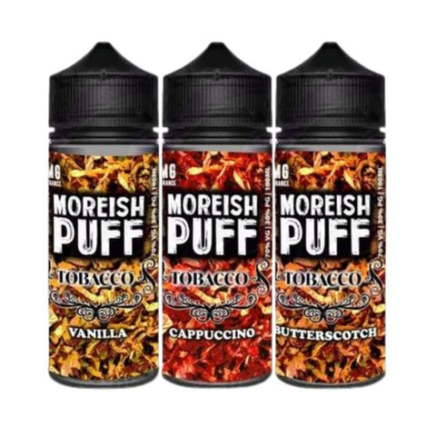 Buy Bulk Wholesale Moreish Puff Tobacco 100ML Shortfill - vapesourceuk