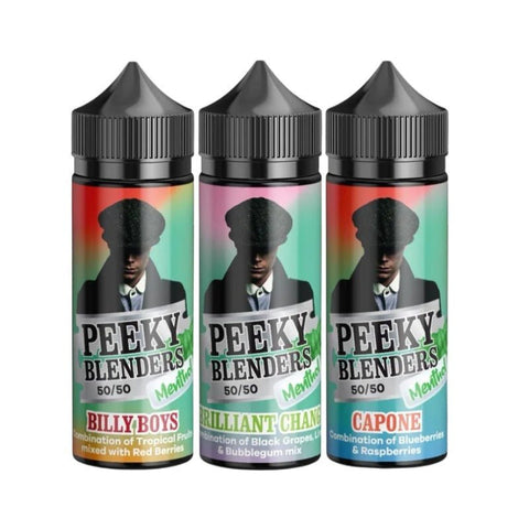 Buy Bulk Wholesale Peeky Blenders Menthol 100ML Shortfill - vapesourceuk