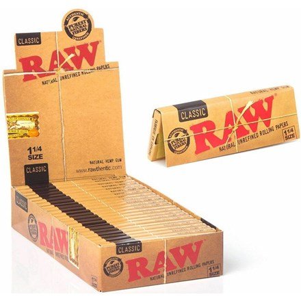 Buy Bulk Wholesale Raw - 1 - 1/4 Classic Papers - Pack of 24 - vapesourceuk