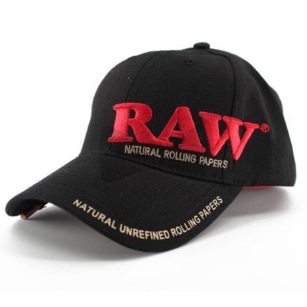 Buy Bulk Wholesale Raw - Black Baseball Cap Pocker Black - vapesourceuk
