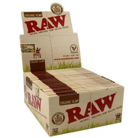 Buy Bulk Wholesale Raw - Organic King Size Slim Papers - Pack of 50 - vapesourceuk