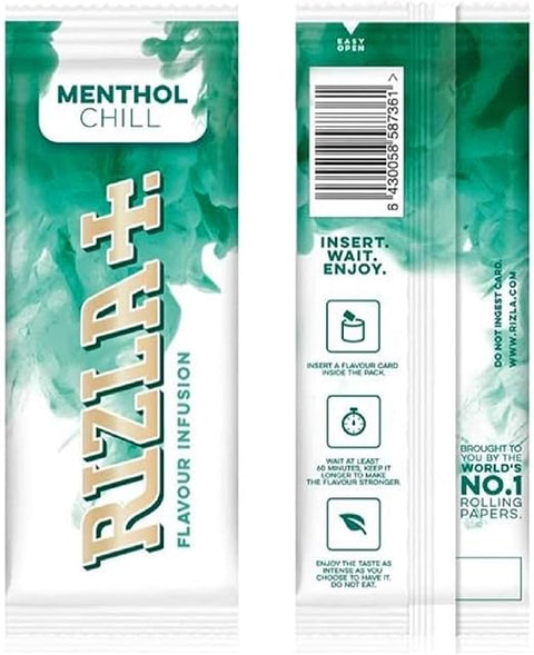 Buy Bulk Wholesale Rizla - Flavour Infusion - Menthol Chill - Pack of 25 - vapesourceuk