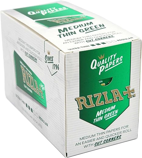 Buy Bulk Wholesale Rizla - Regular Green 70mm Rolling Papers - Box of 100 - vapesourceuk