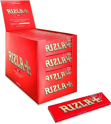 Buy Bulk Wholesale Rizla - Regular Red 70mm Rolling Papers - Box of 100 - vapesourceuk