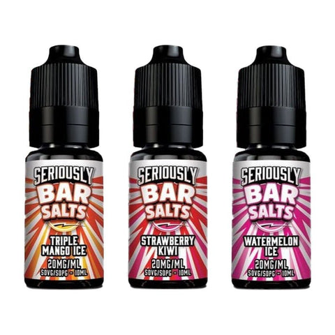 Buy Bulk Wholesale Seriously Bar Salt 10ml E - liquids Nic Salts - Box of 10 - vapesourceuk