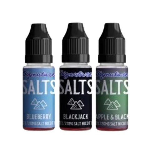 Buy Bulk Wholesale Signature 10ML Nic Salt (Pack of 10) - vapesourceuk