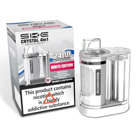 Buy Bulk Wholesale Ske Crystal 2400 Puffs 4 in 1 Disposable Vape Device - vapesourceuk