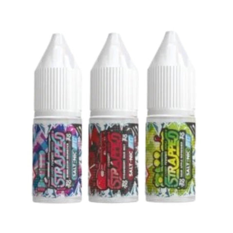 Buy Bulk Wholesale Strapped On Ice 10ML Nic Salt (Pack of 10) - vapesourceuk