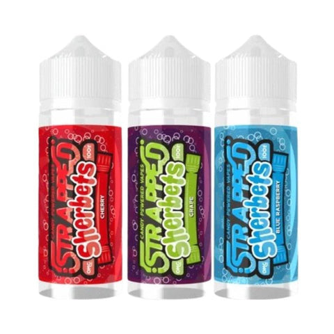 Buy Bulk Wholesale Strapped Sherbets 100ML Shortfill - vapesourceuk