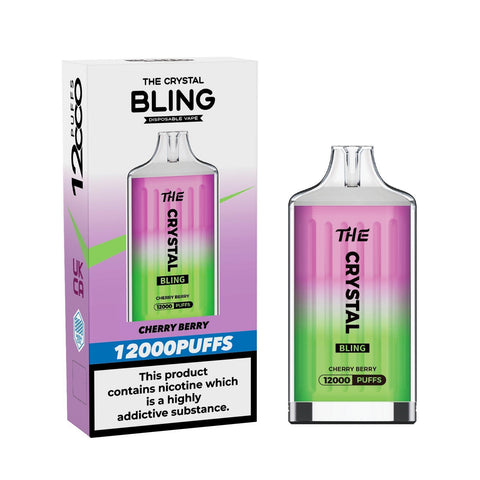 Buy Bulk Wholesale The Crystal Bling 12000 Puff Disposable Vape Bar Box of 5 - vapesourceuk