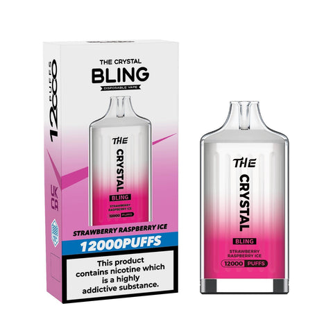 Buy Bulk Wholesale The Crystal Bling 12000 Puff Disposable Vape Bar Box of 5 - vapesourceuk