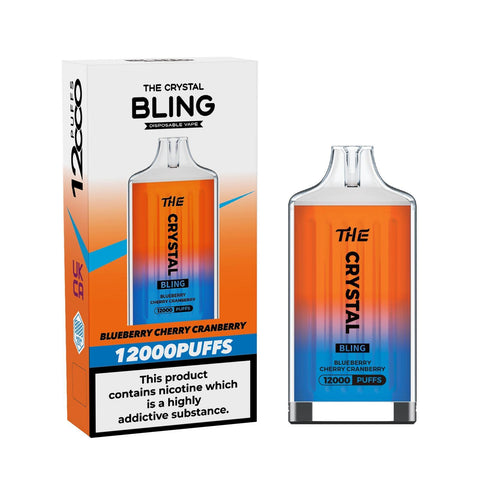Buy Bulk Wholesale The Crystal Bling 12000 Puff Disposable Vape Bar Box of 5 - vapesourceuk