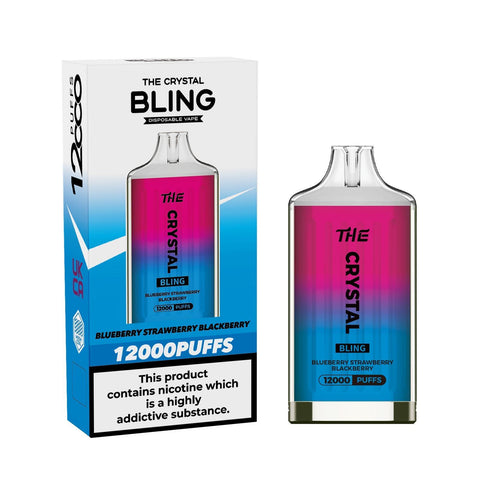 Buy Bulk Wholesale The Crystal Bling 12000 Puff Disposable Vape Bar Box of 5 - vapesourceuk