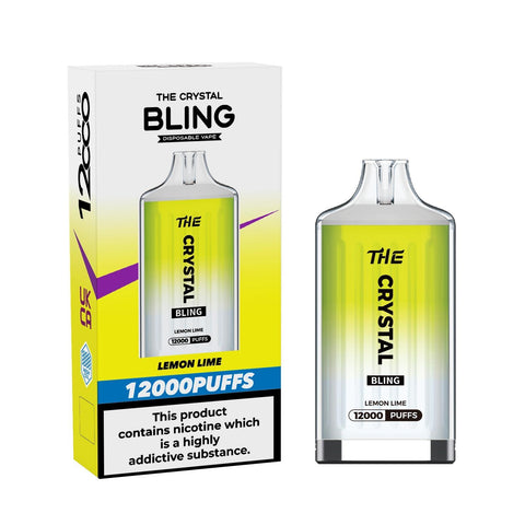 Buy Bulk Wholesale The Crystal Bling 12000 Puff Disposable Vape Bar Box of 5 - vapesourceuk