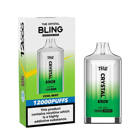 Buy Bulk Wholesale The Crystal Bling 12000 Puff Disposable Vape Bar Box of 5 - vapesourceuk